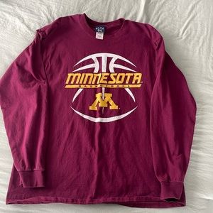 University of Minnesota Basketball Long Sleeve T-Shirt